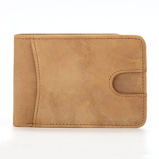 European and American RFID Men's Leather Wallet